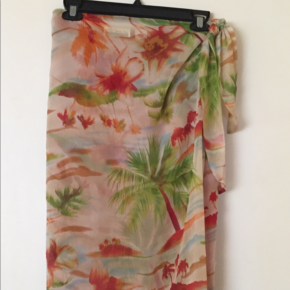 Silk Wrap around skirt timeless